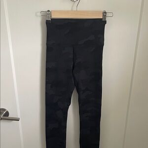 Lululemon Black Camo High-Rise Leggings